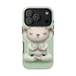 Meditating Lamb Phone Case — Cute Pastel Protective iPhone Cover