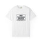 Unisex Garment-Dyed T-Shirt with Bold 'No Trespassing' Design