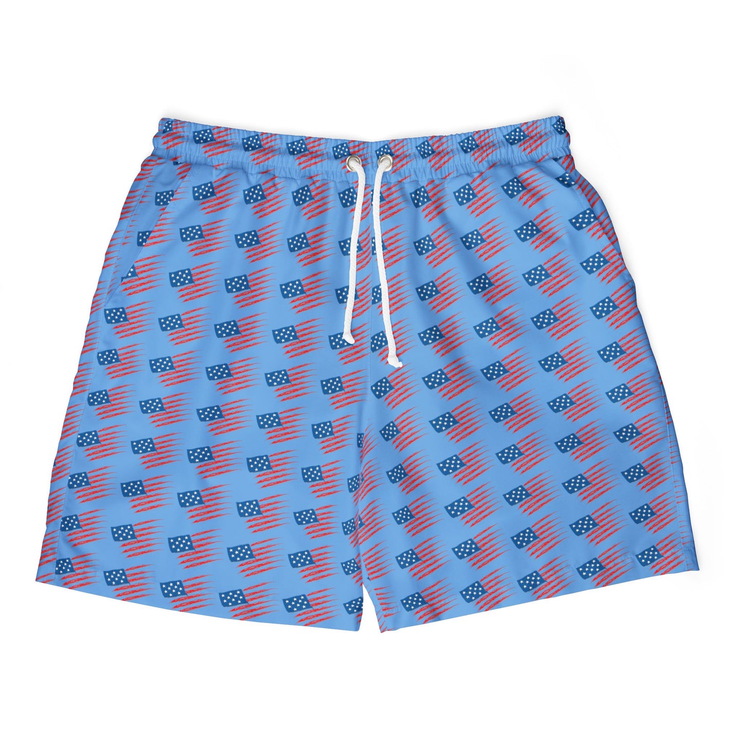 Patriotic Swim Shorts - Unisex Swimwear for Summer