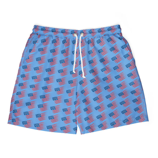Patriotic Swim Shorts - Unisex Swimwear for Summer