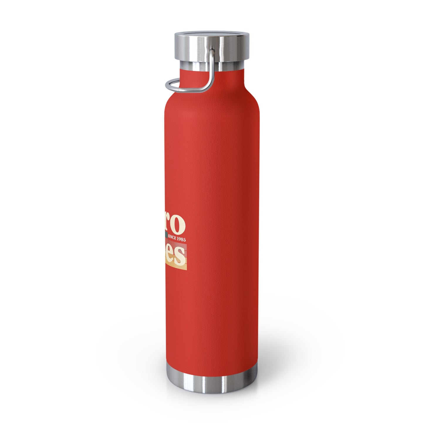 Retro Vibes Insulated Water Bottle, 22oz - Trendy Travel Flask, Stylish Hydration Gift for Fitness Lovers, Eco-Friendly Beverage Container
