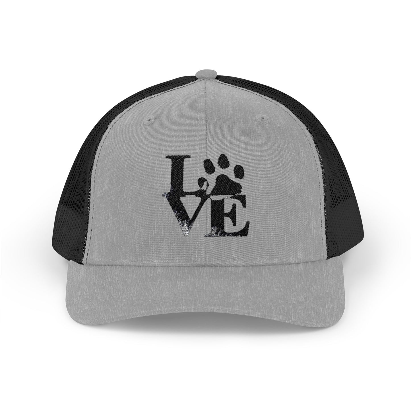 Love Paw Print Trucker Cap for Animal Lovers