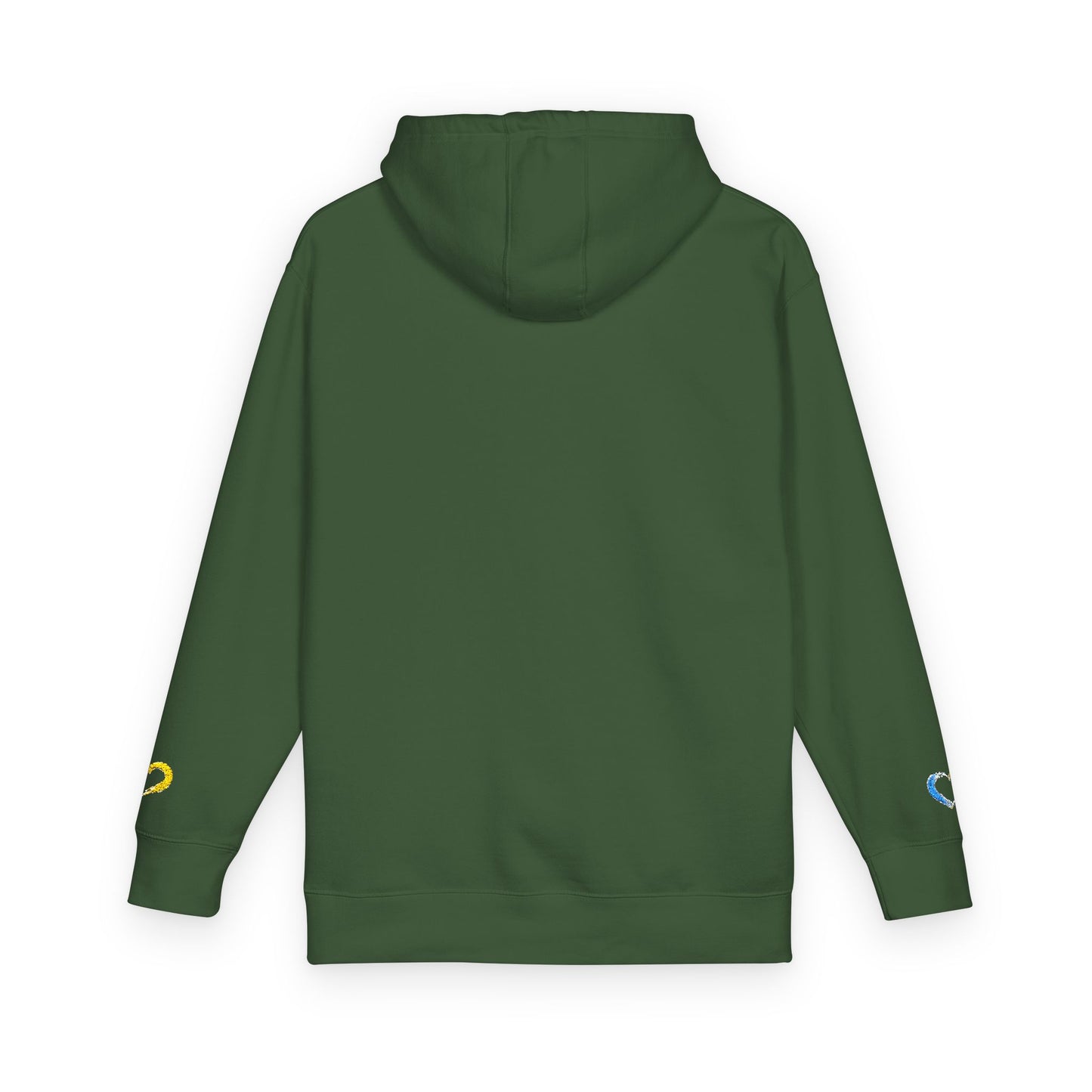 Colorful Heart Unisex Fleece Hoodie | Cozy Gift for Friends, Valentine's Day, Anniversary, Casual Wear, Spring Fashion