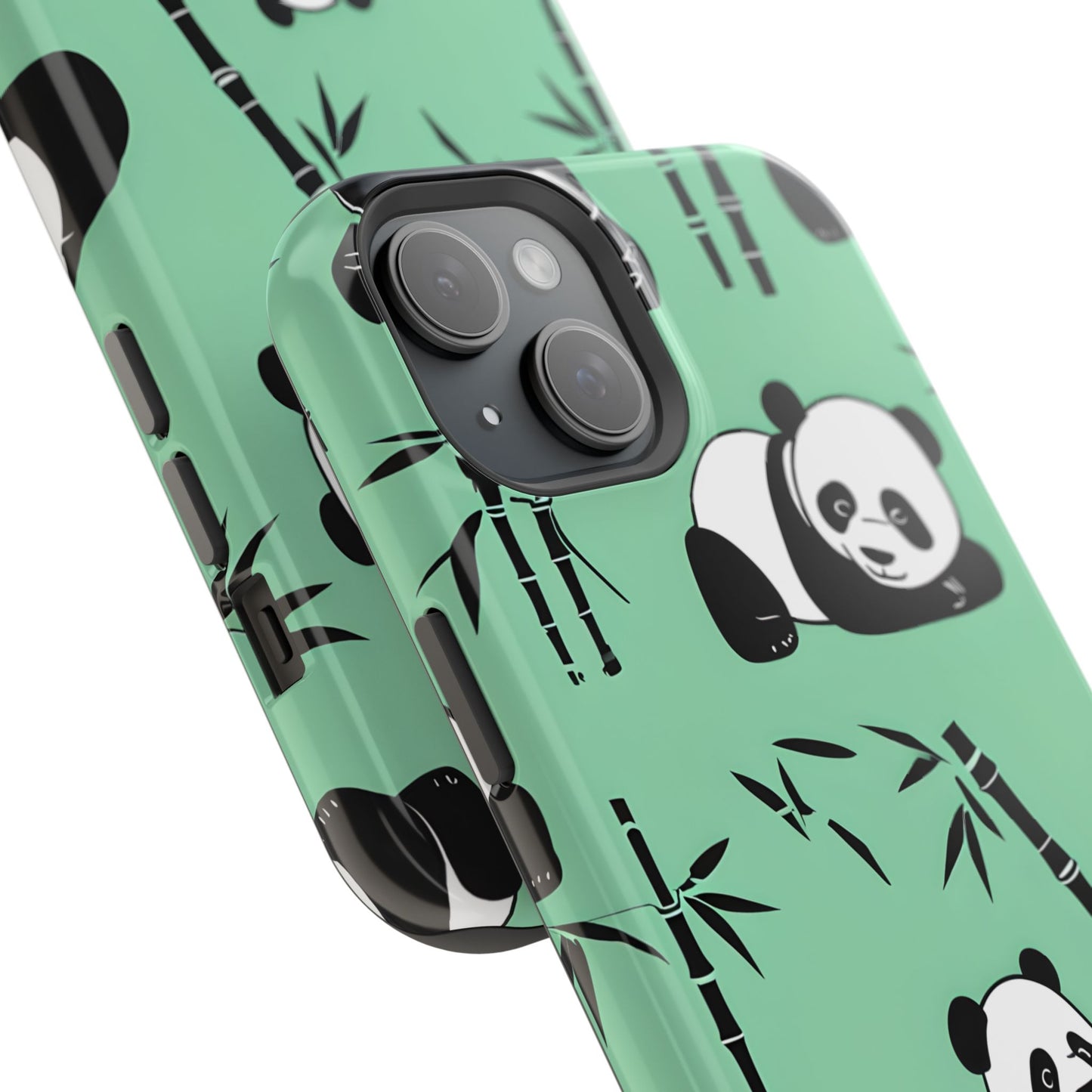 Panda Bamboo Magnetic Impact-Resistant Phone Case