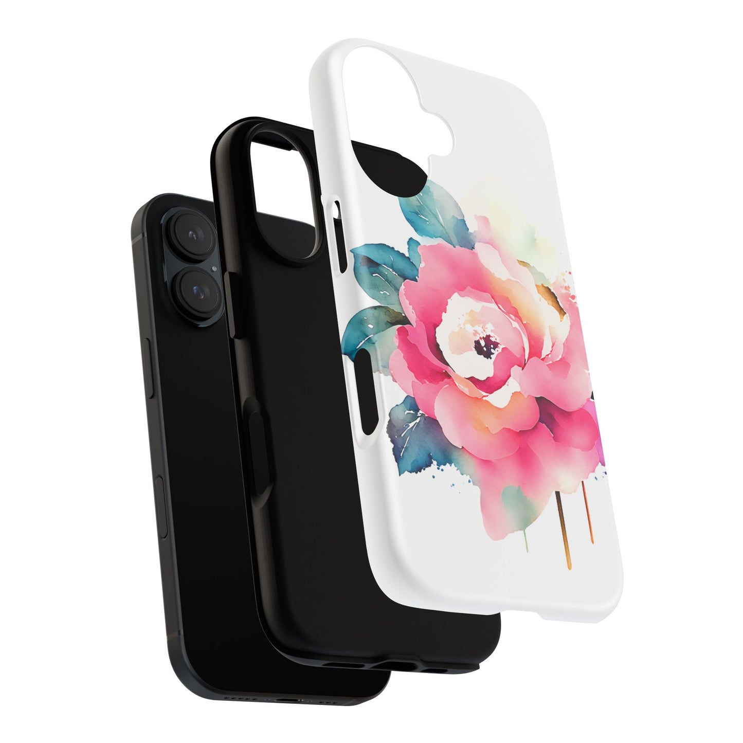 Floral Phone Case - Vibrant Rose Design