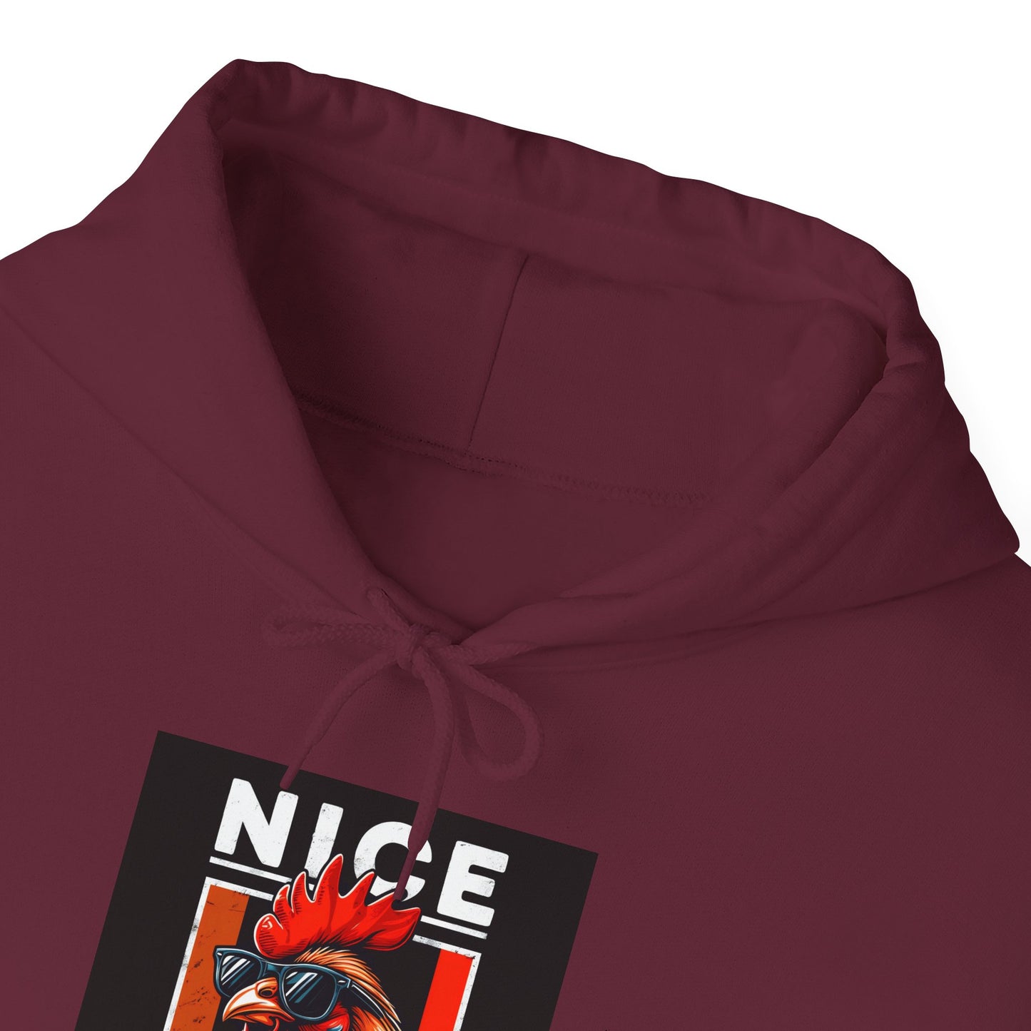 Rooster Graphic Hoodie – "Nice Cock" Bold Farmhouse Pullover
