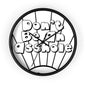 Playful Motivational Wall Clock - Perfect for Gifts, Home Decor, Office, Funny Quotes, Unique Timepieces