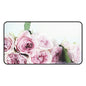 Floral Rose Desk Mat — Pink Peony Bouquet Mouse Pad for Office & Home