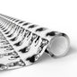 Wrapping Paper Roll — Black & White Repeating Eye Pattern