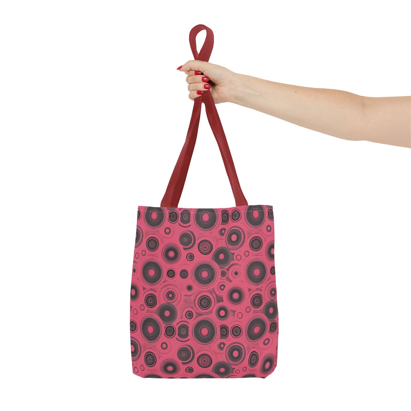 Colorful Retro Tote Bag, Stylish Beach Bag, Shopping Tote