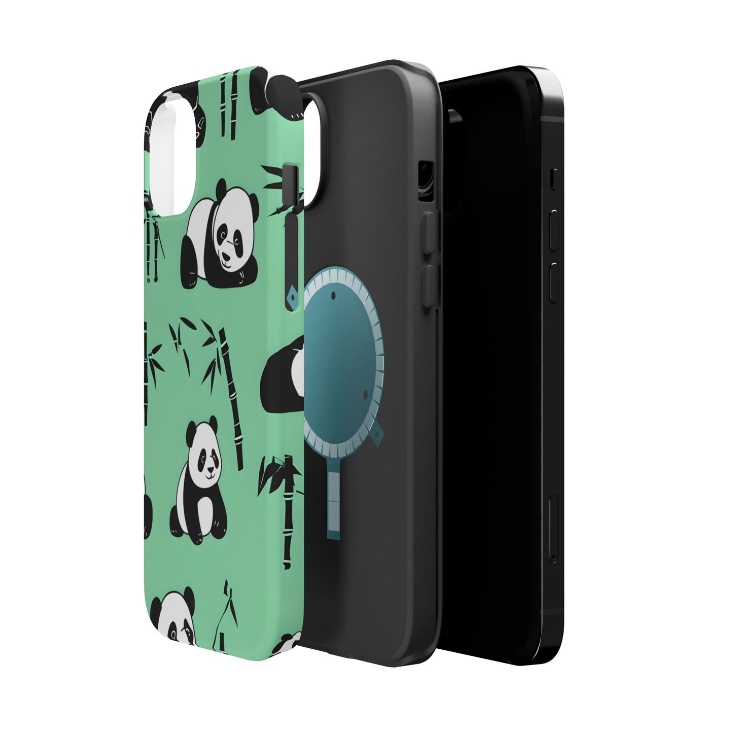 Panda Bamboo Magnetic Impact-Resistant Phone Case