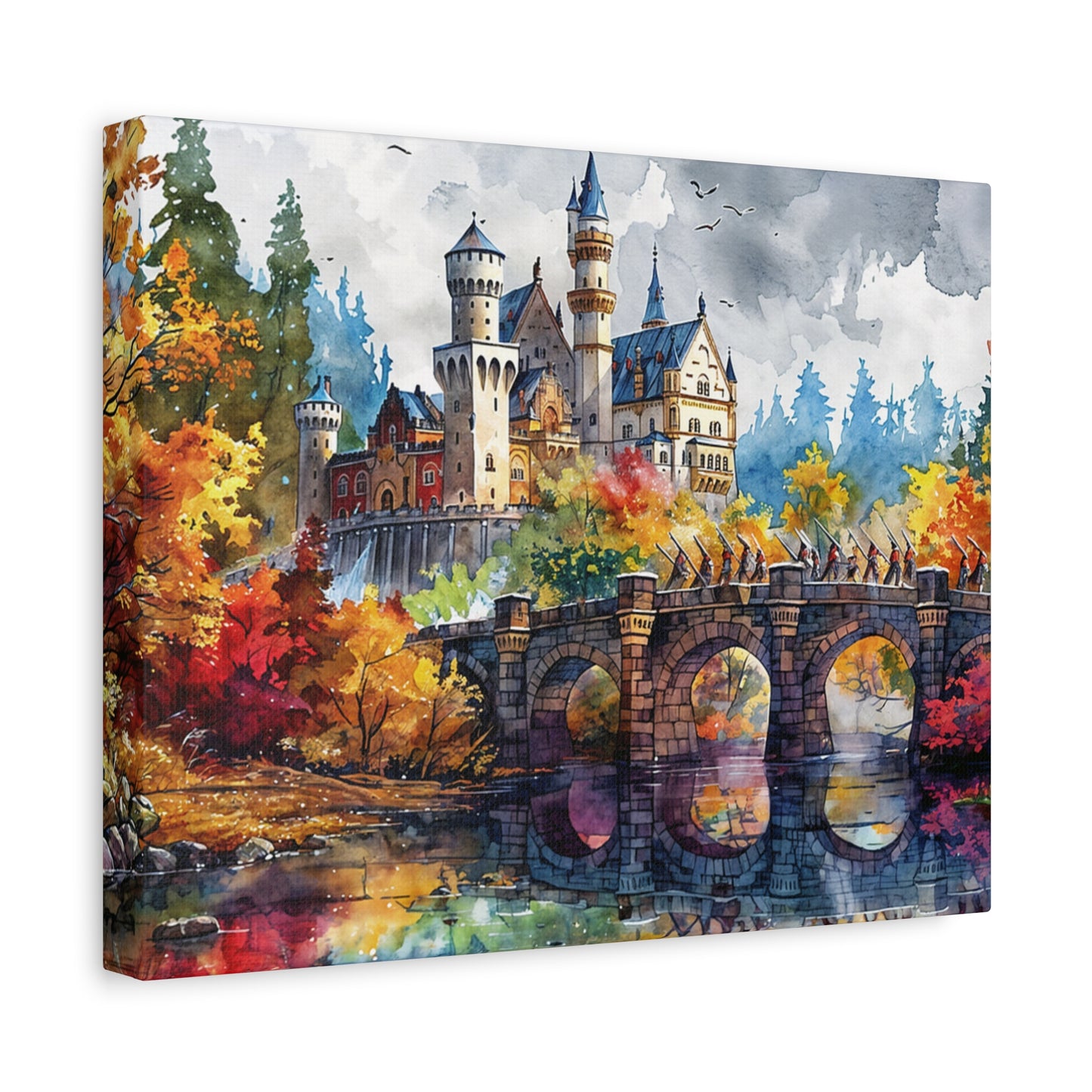Matte Canvas, Stretched, 1.25" - Castle