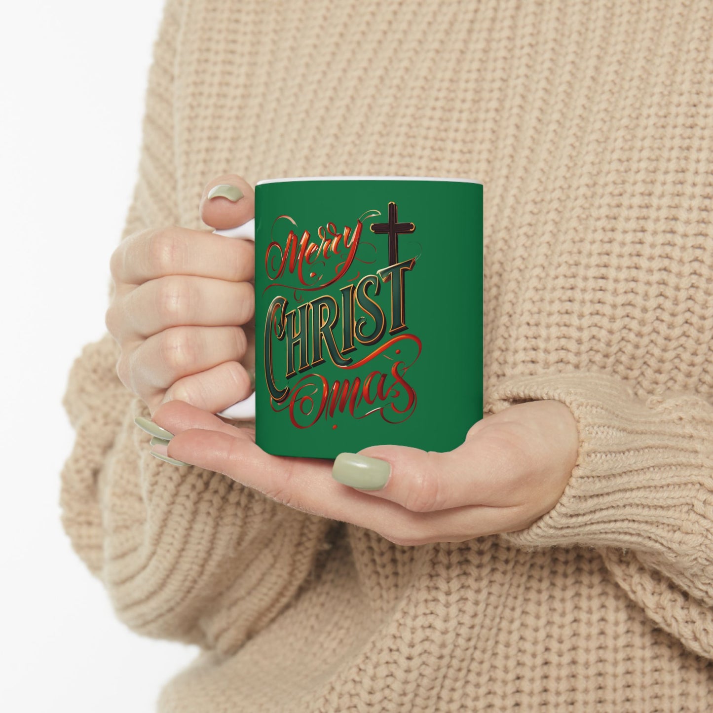 Christmas Ceramic Mug - Festive Holiday Drinkware, Perfect for Gifts, Coffee Lovers, Winter Cheer, Christmas Decor