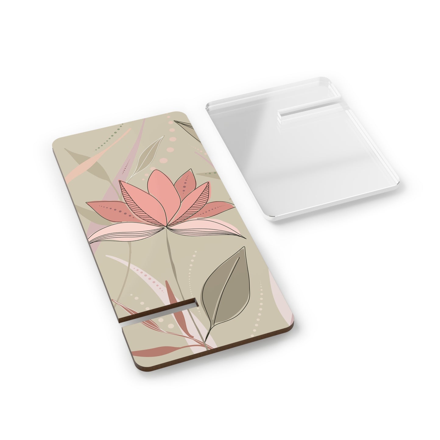 Stylish Mobile Phone Stand, Floral Phone Holder, Desk Decor, Gift for Her, Home Office Accessory, Mother's Day Gift