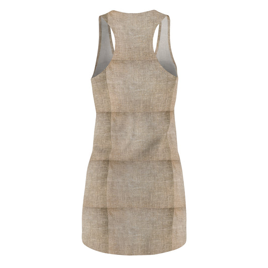 Chic Women's Racerback Dress, Summer Casual Dress, Beach Wear, Festival Outfit, Everyday Comfort Dress, Eco-Friendly Fashion