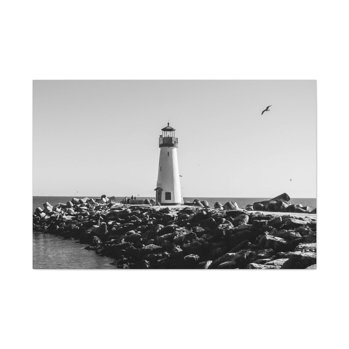 Matte Canvas, Stretched, 1.25" - Lighthouse
