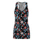Floral Racerback Dress, Summer Dress, Vacation Outfit, Casual Wear, Gift for Her, Beach Dress