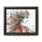 Matte Canvas, Framed (Multi-color) - Girl Whispers