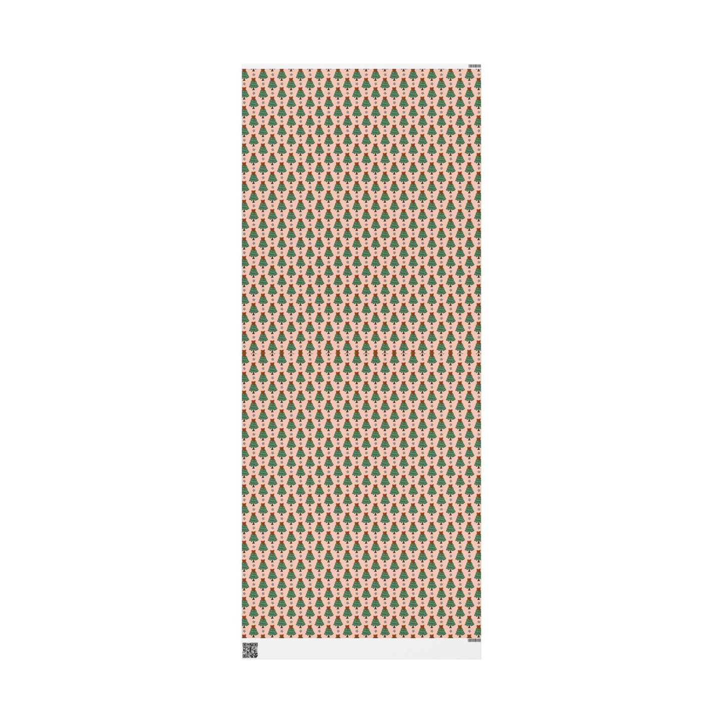 Christmas Tree Pattern Wrapping Paper Roll — Festive Gift Wrap for Holidays & Parties