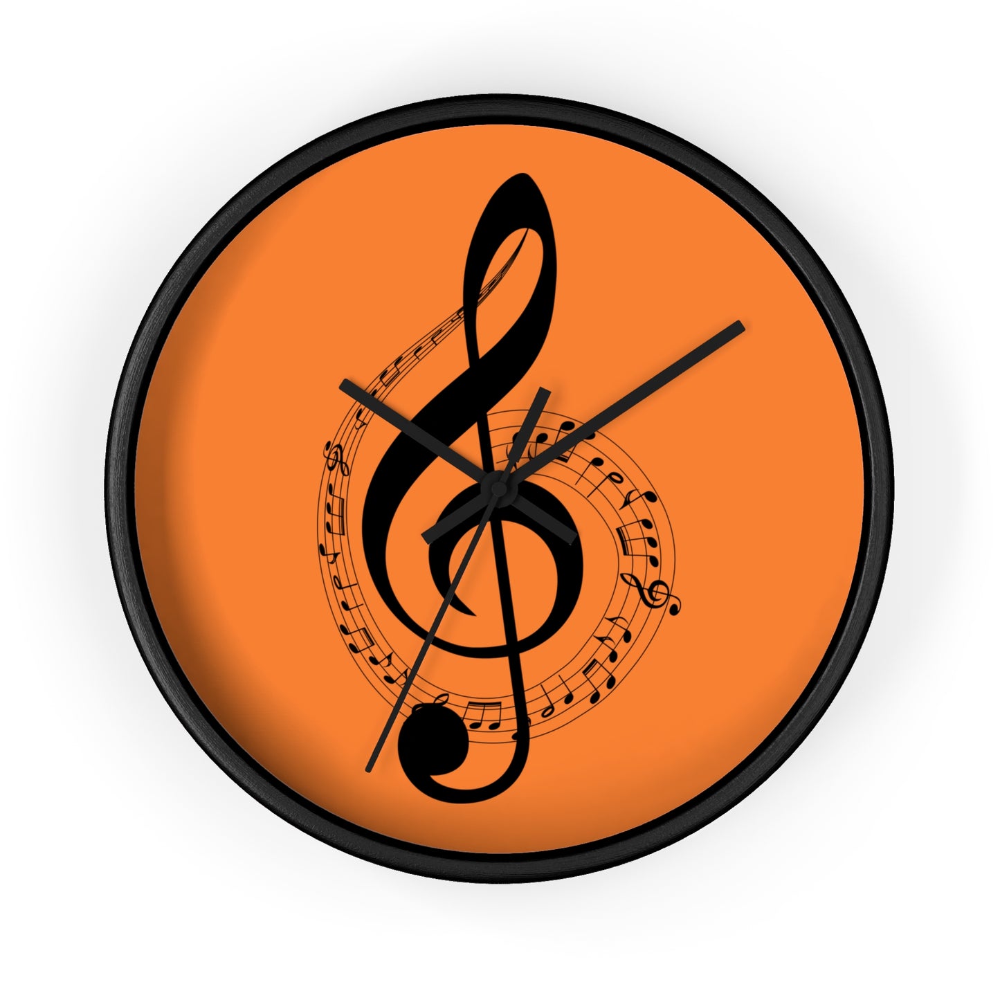Musical Notes Wall Clock, Perfect Gift for Musicians