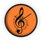Musical Notes Wall Clock, Perfect Gift for Musicians