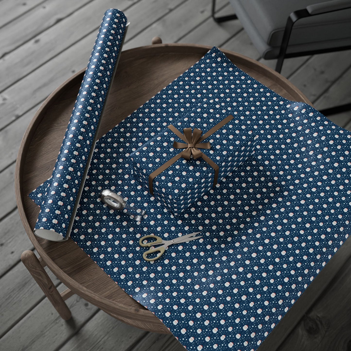 Snowman Wrapping Paper, Festive Gift Wrap, Holiday Gift Wrap, Christmas Wrapping, Winter Celebration Decor