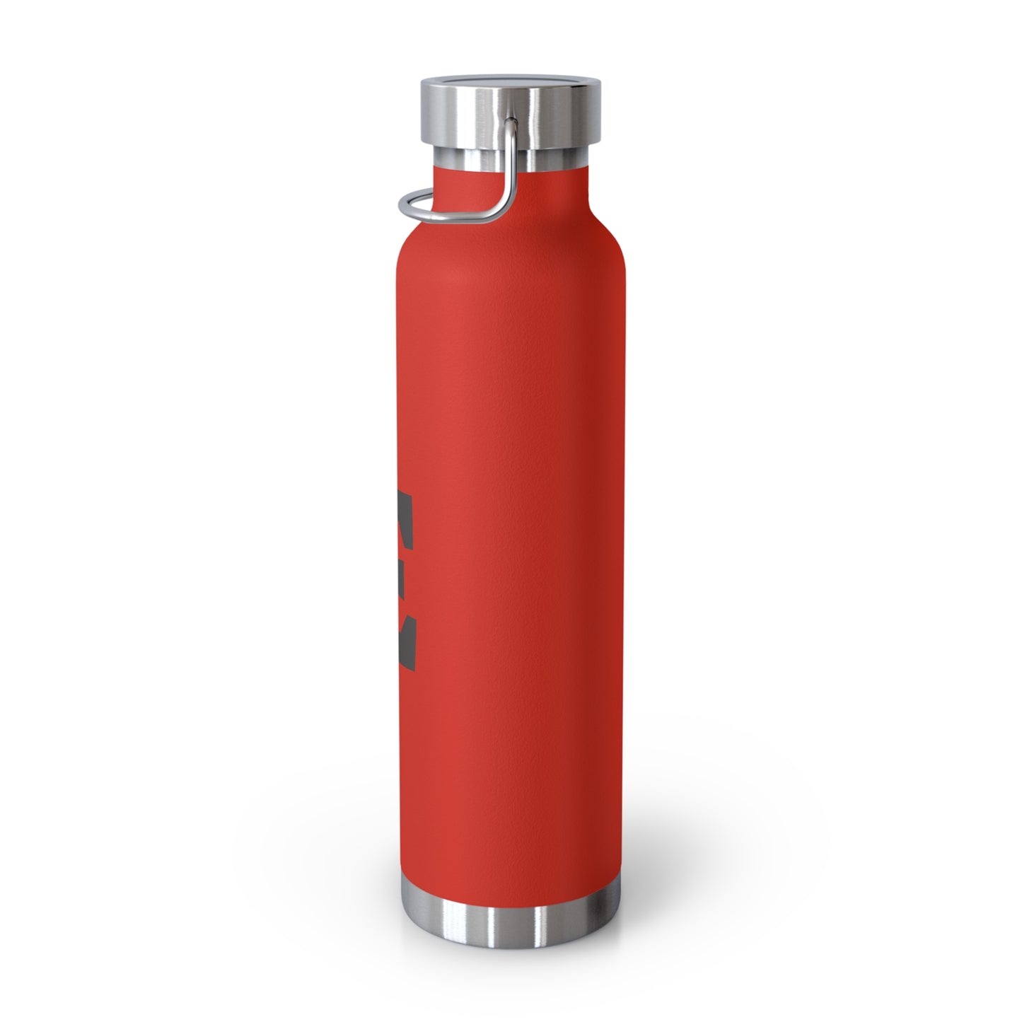 Personalized Copper Insulated Water Bottle, 22oz - "E" Custom Monogram