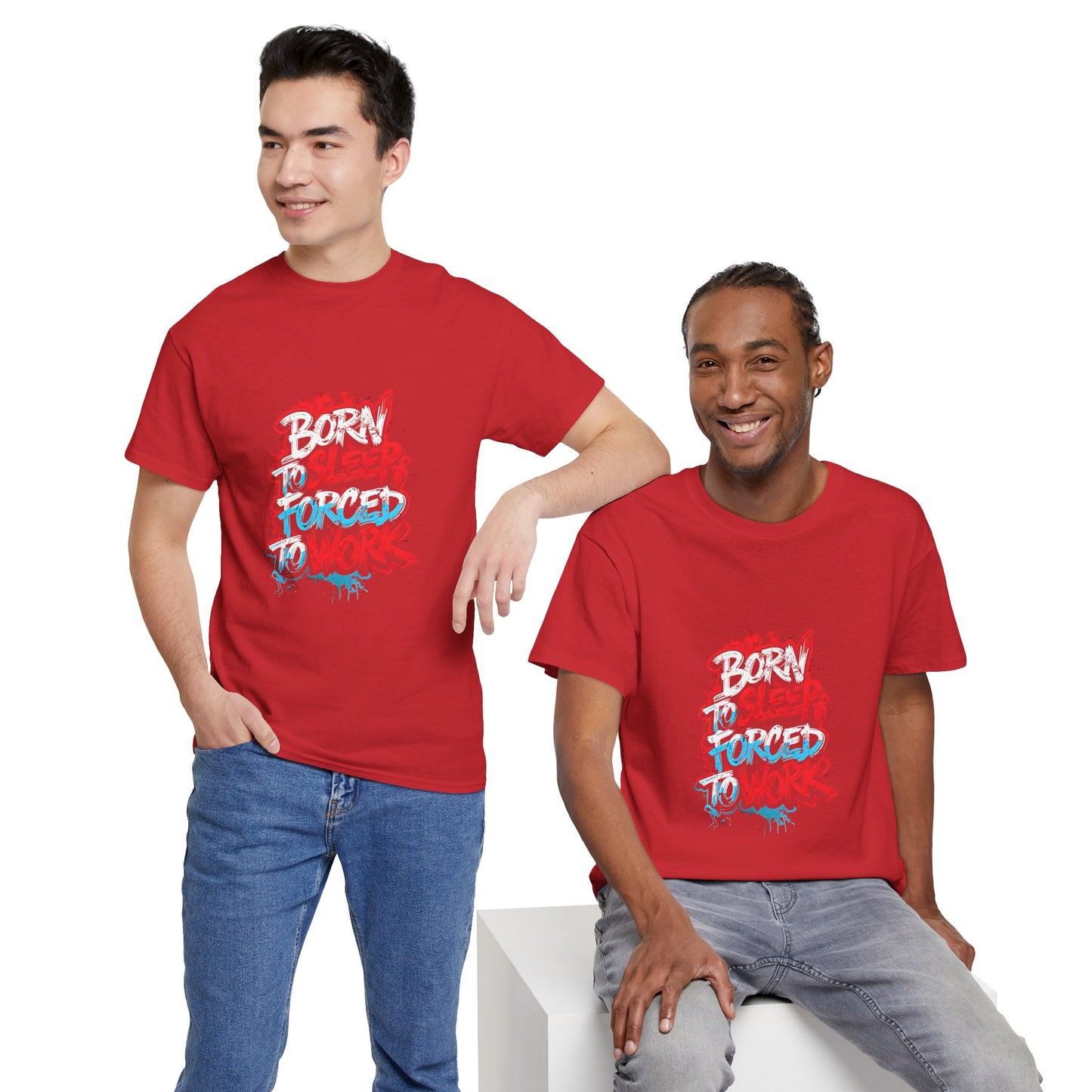 Born to Sleep, Forced to Work T‑Shirt — Funny Graphic Tee for Night Owls