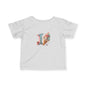 Cute Ice Cream Initial Infant Tee, Baby Shirt, Toddler Clothing, Summer Outfit, Personalized Gift, Kids Apparel