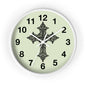 Elegant Cross Wall Clock | Faith-Inspired Home Decor, Unique Gift for Christians, Living Room Accent, Religious Wall Art