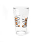 Halloween Mixing Glass, 16oz - Spooky Drinkware, Trick or Treat Glass, Halloween Decor, Fall Party Essentials, Unique Gift Idea