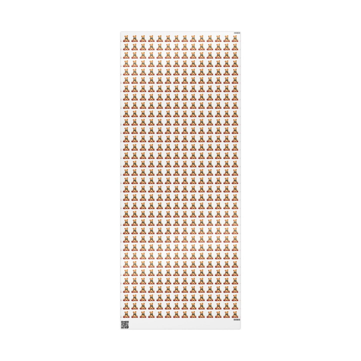 Teddy Bear Bouquet Wrapping Paper – Cute Kids Gift Wrap Roll