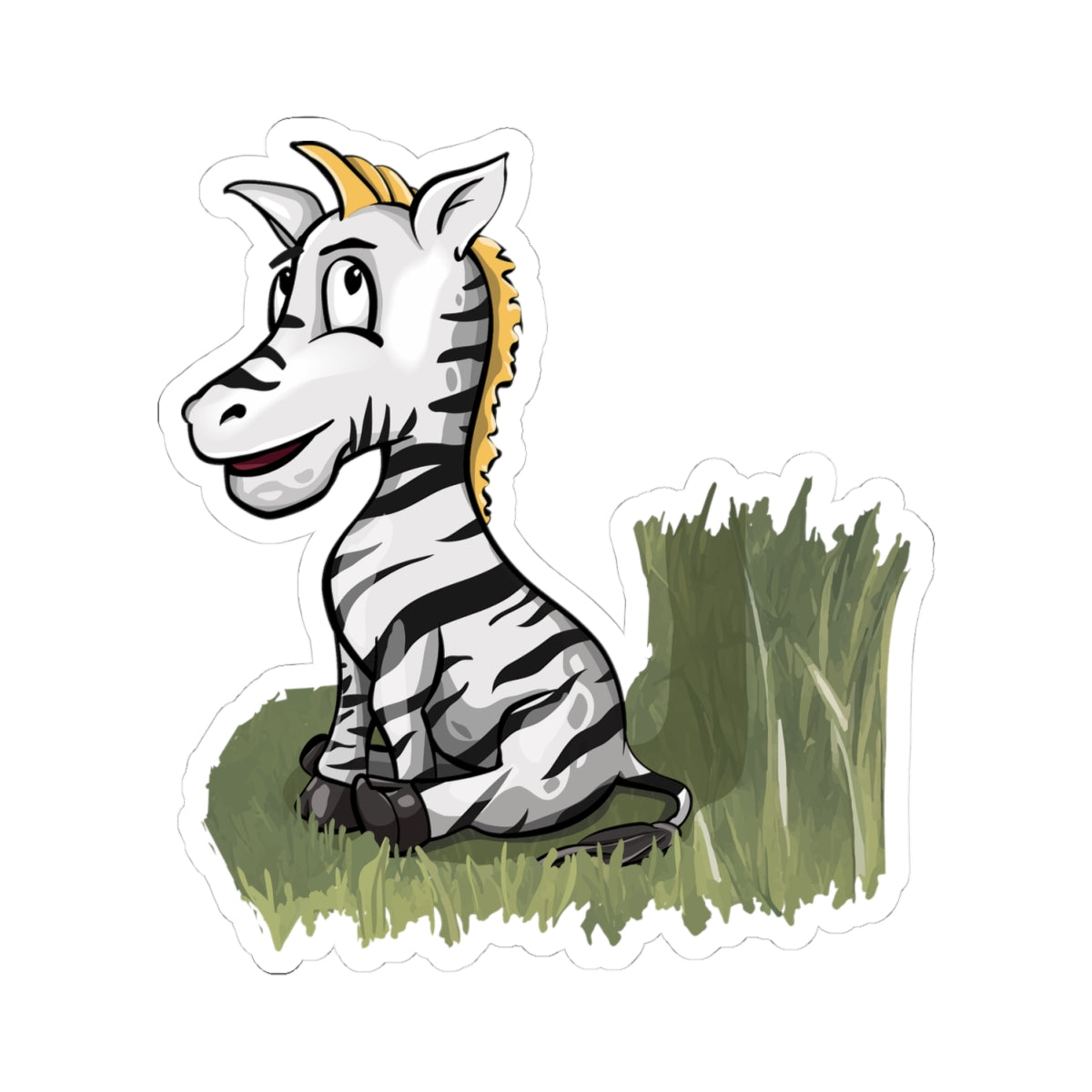 Cute Zebra Kiss-Cut Stickers, Animal Stickers