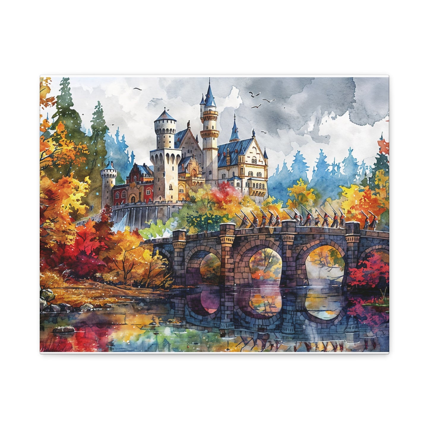 Matte Canvas, Stretched, 1.25" - Castle