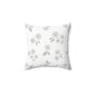 Floral Decor Accent Pillow for Cozy Home, Spring Gift, Boho Decor, Flower Print Cushion, Living Room Accessory