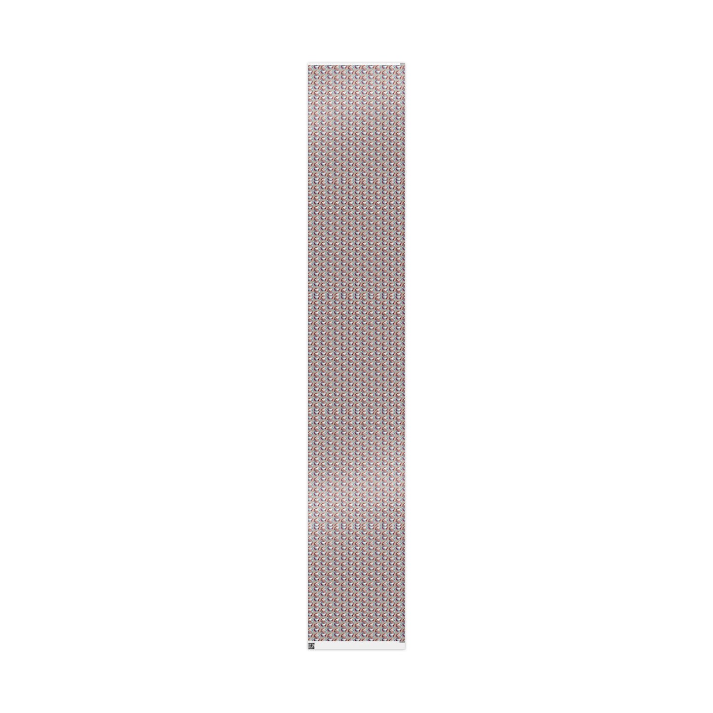 Santa Face Wrapping Paper Roll — Festive Holiday Gift Wrap