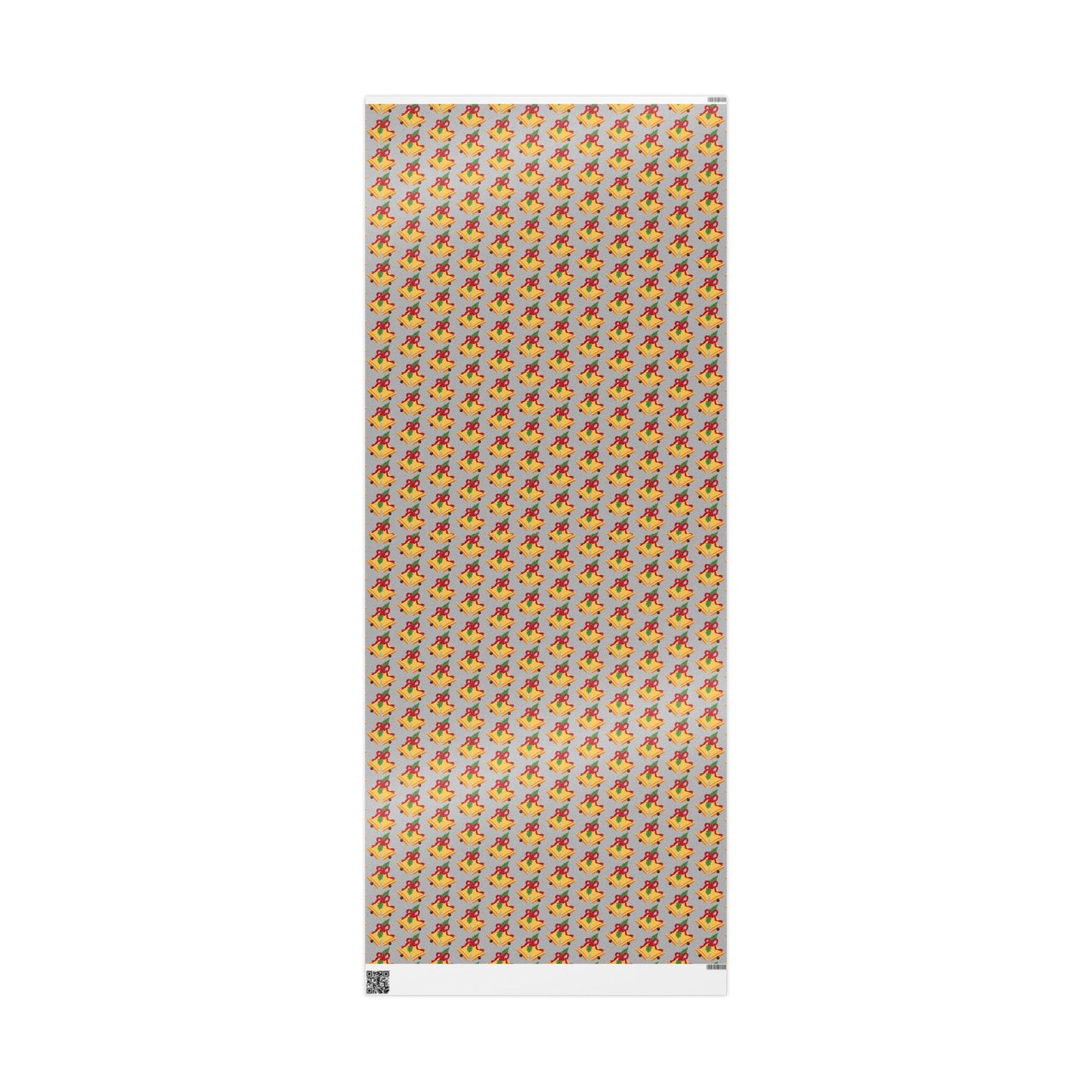 Holiday Bell Pattern Wrapping Paper — Festive Christmas Gift Wrap Roll
