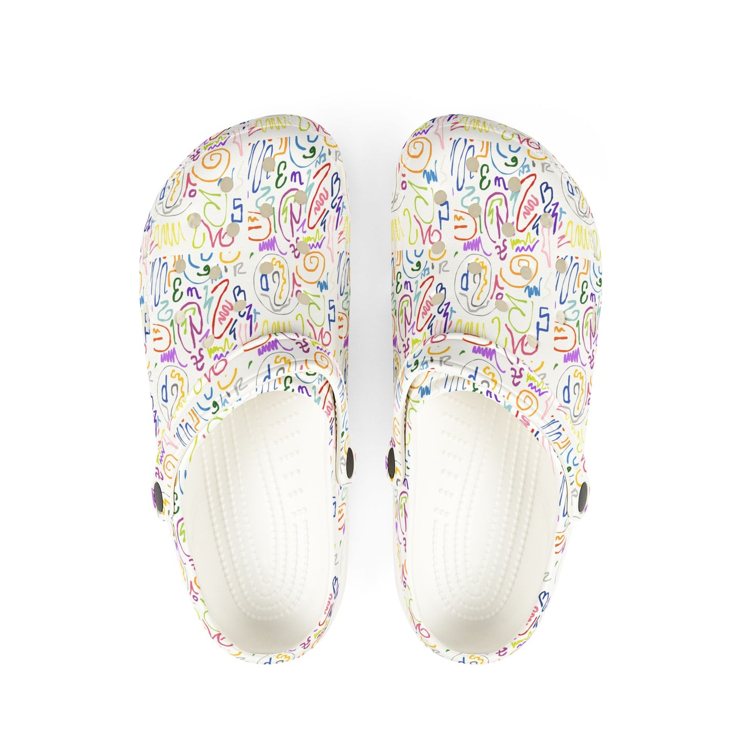 Colorful AOP EVA Foam Rubber Clogs