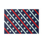 Patriotic Glass Cutting Board | Kitchen Decor, Gift for Home Chefs, Red White Blue Star Design, 4th of July, BBQ Essentials