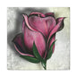 Matte Canvas, Stretched, 1.25" Purple Flowers