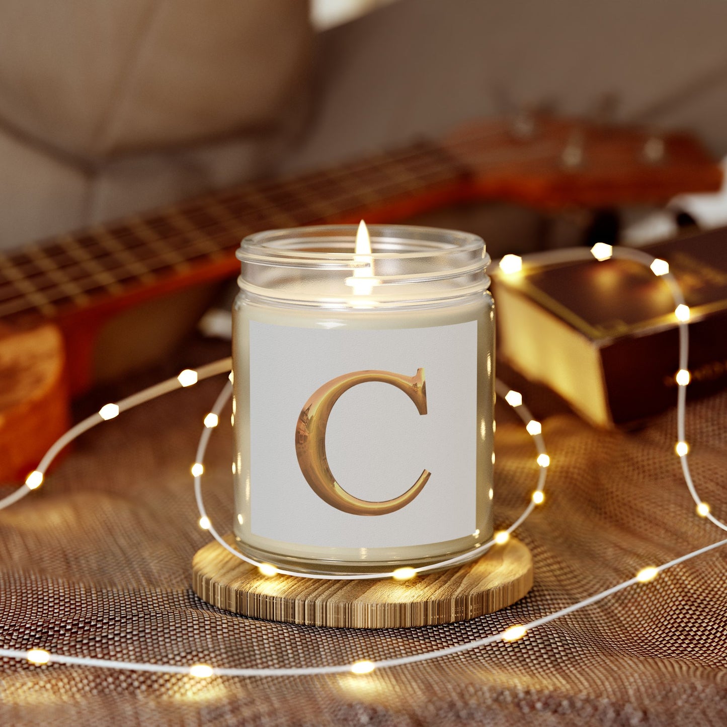 Coconut Apricot Scented Candle - Elegant Home Decor, Relaxation Gift, Personalized Candle, Self-Care, Aromatherapy