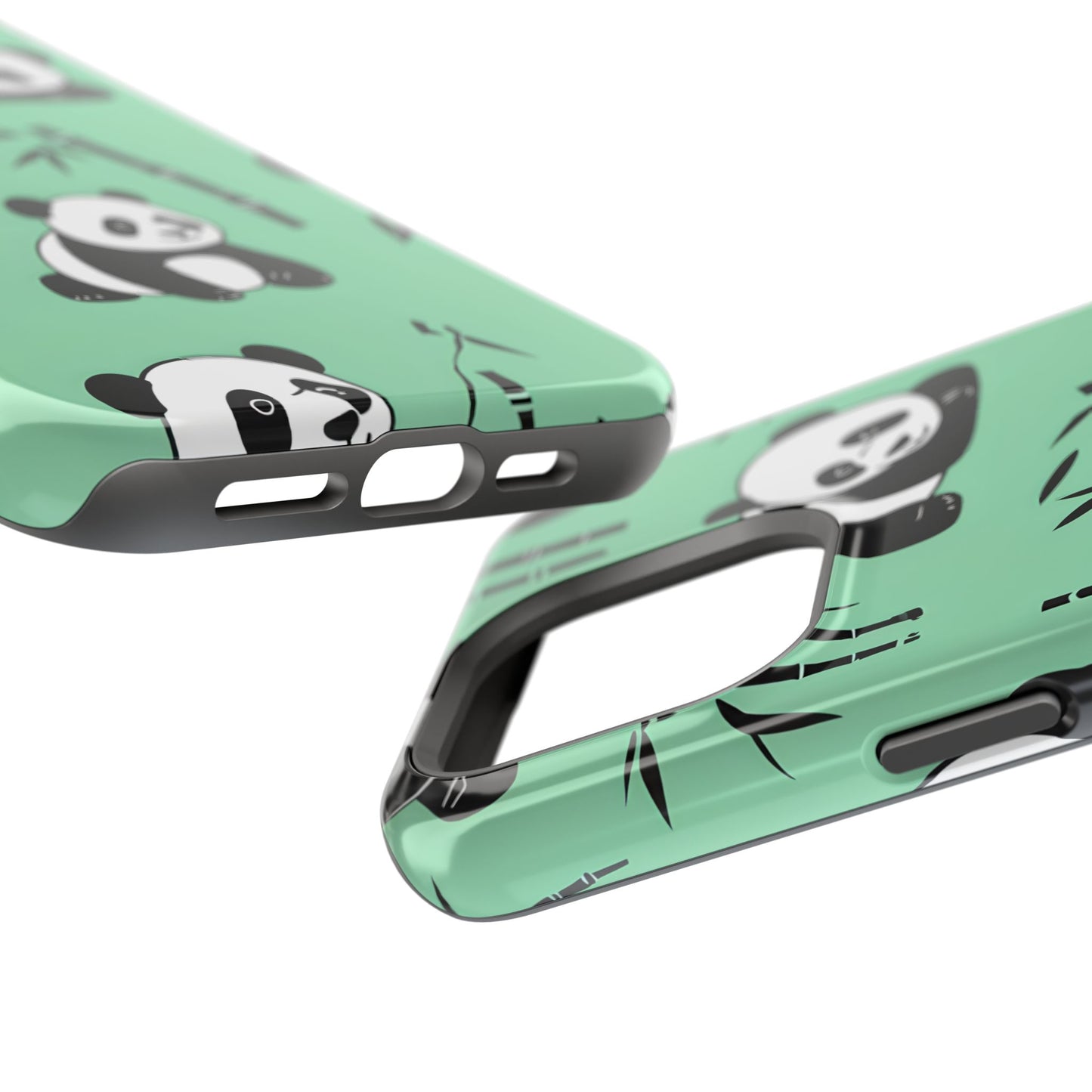Panda Bamboo Magnetic Impact-Resistant Phone Case