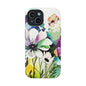 Floral Watercolor Magnetic Phone Case — Impact‑Resistant Protective Cover