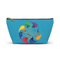 Music Notes Accessory Pouch — Colorful Treble Clef Cosmetic Bag