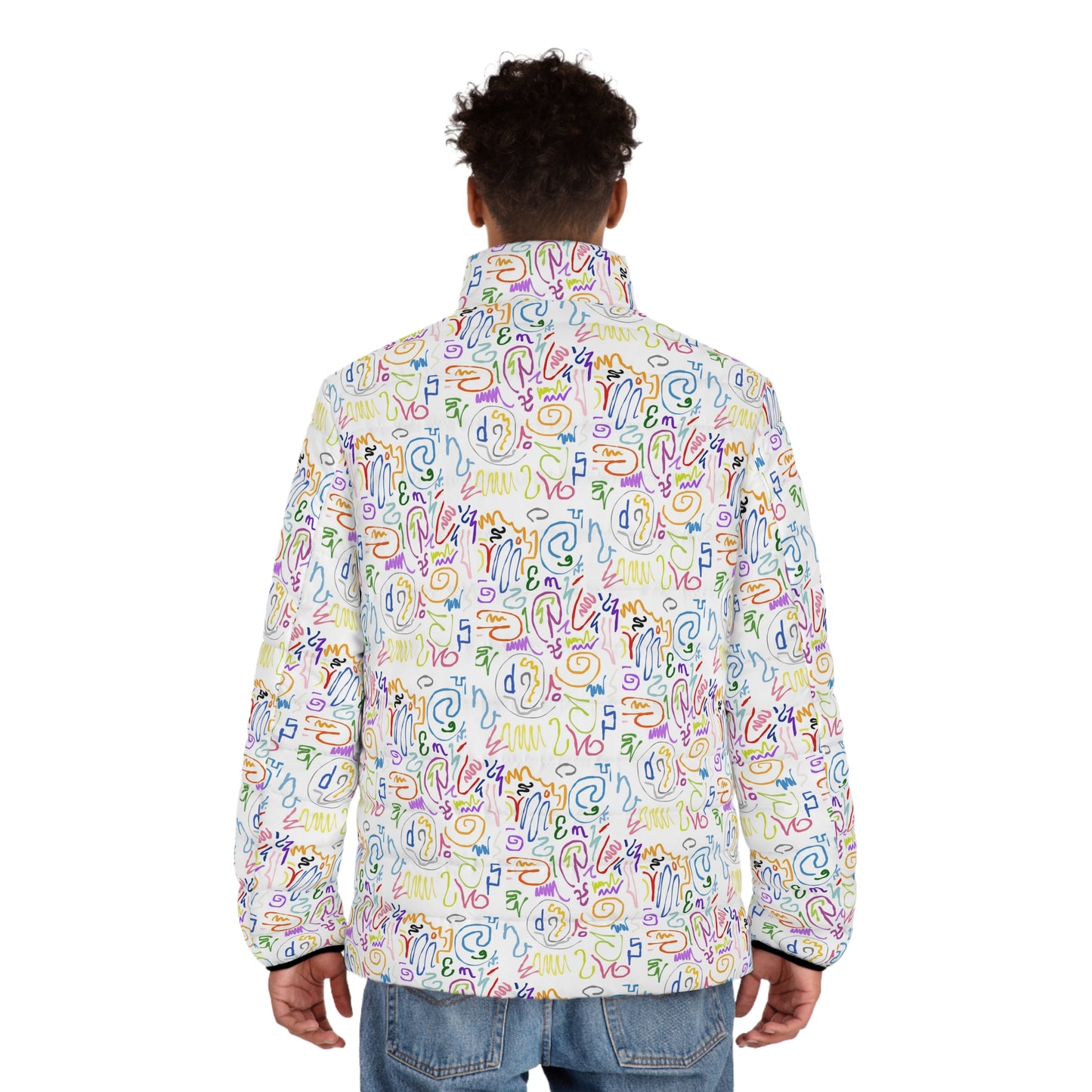 Colorful Men's Puffer Jacket