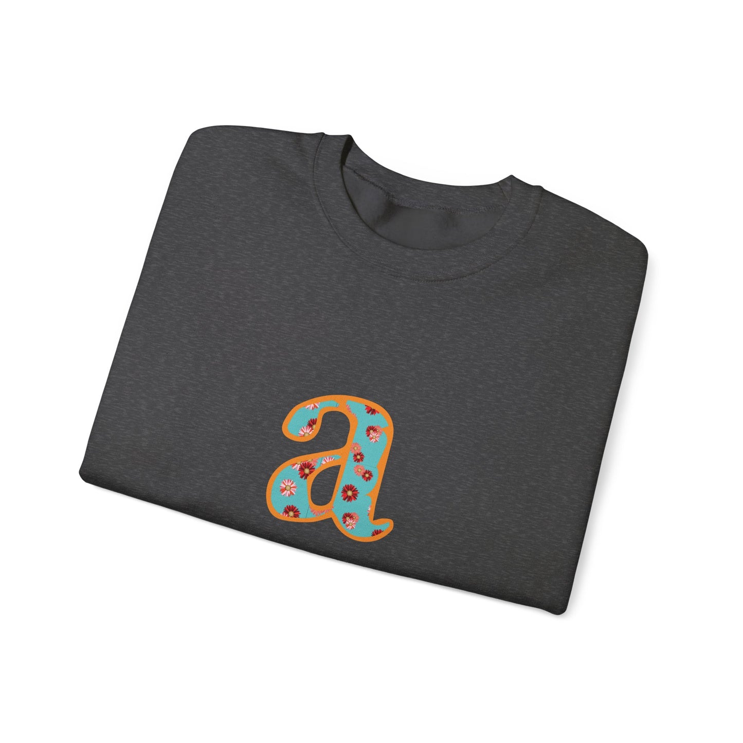 Personalized Initial Sweatshirt, Cozy Unisex Crewneck, Custom Gift for Her, Monogrammed Apparel, Perfect for Birthdays and Holidays