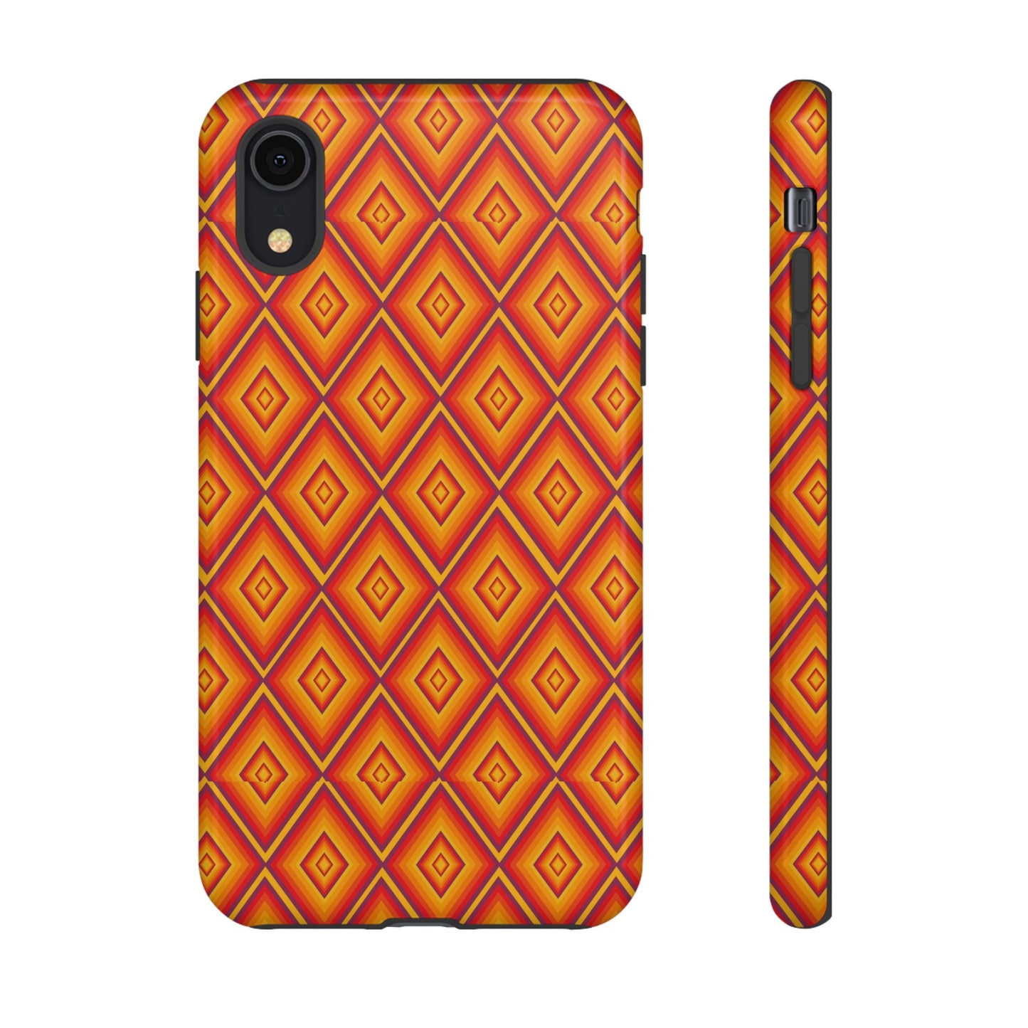 Geometric Phone Case, Tough Cases for Protection, Stylish Smartphone Cover, Vibrant Patterned Phone Accessory, Unique Gift Idea, [...]