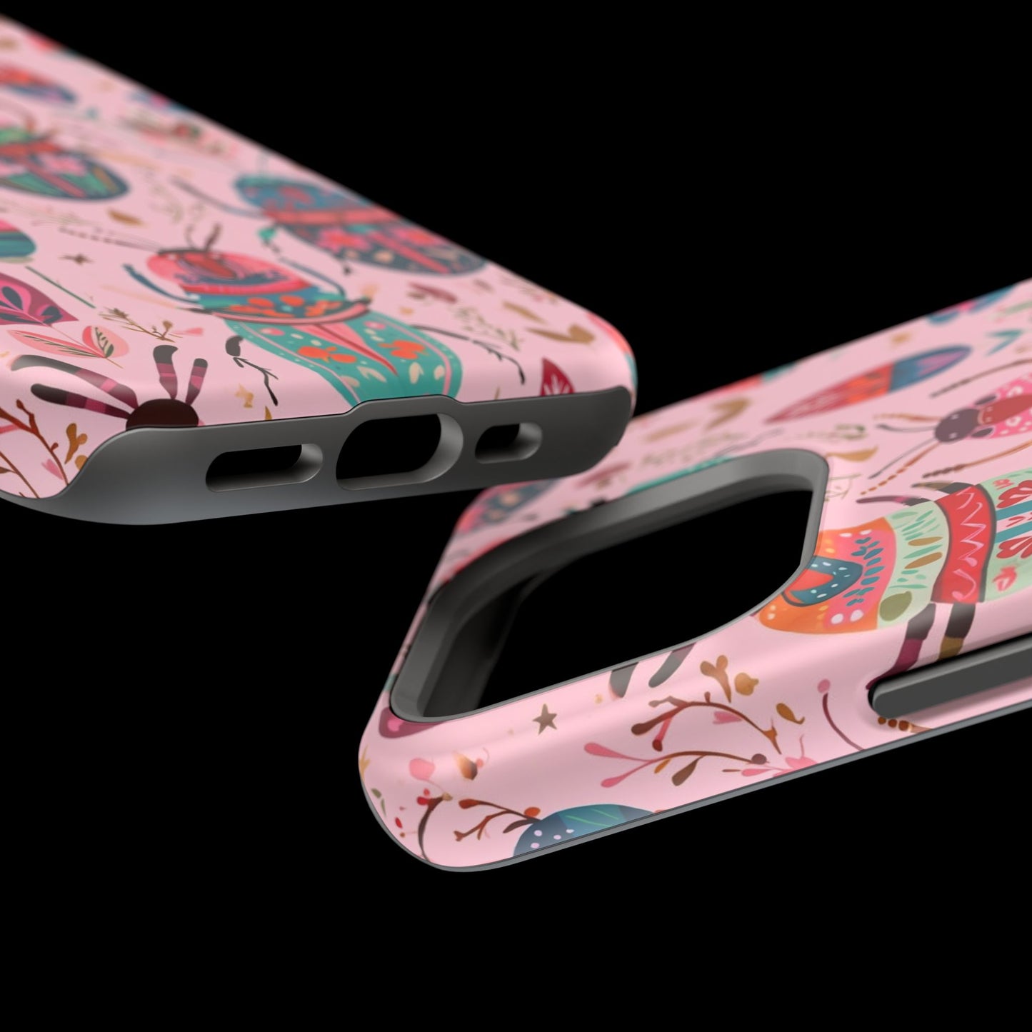 Phone Case — Colorful Boho Beetle Magnetic Impact-Resistant Cover