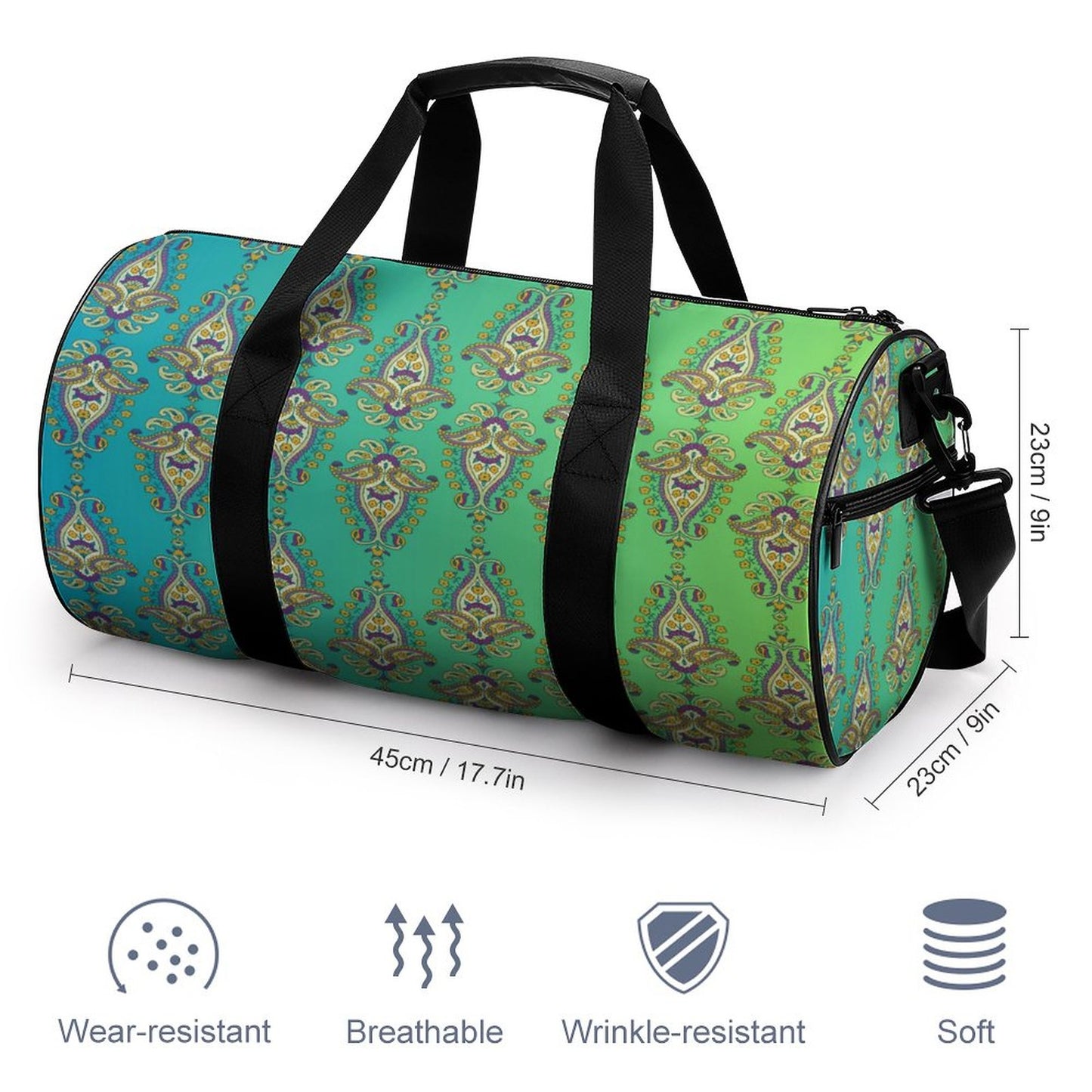 Cylindrical Gym Bag(Multi-sites)