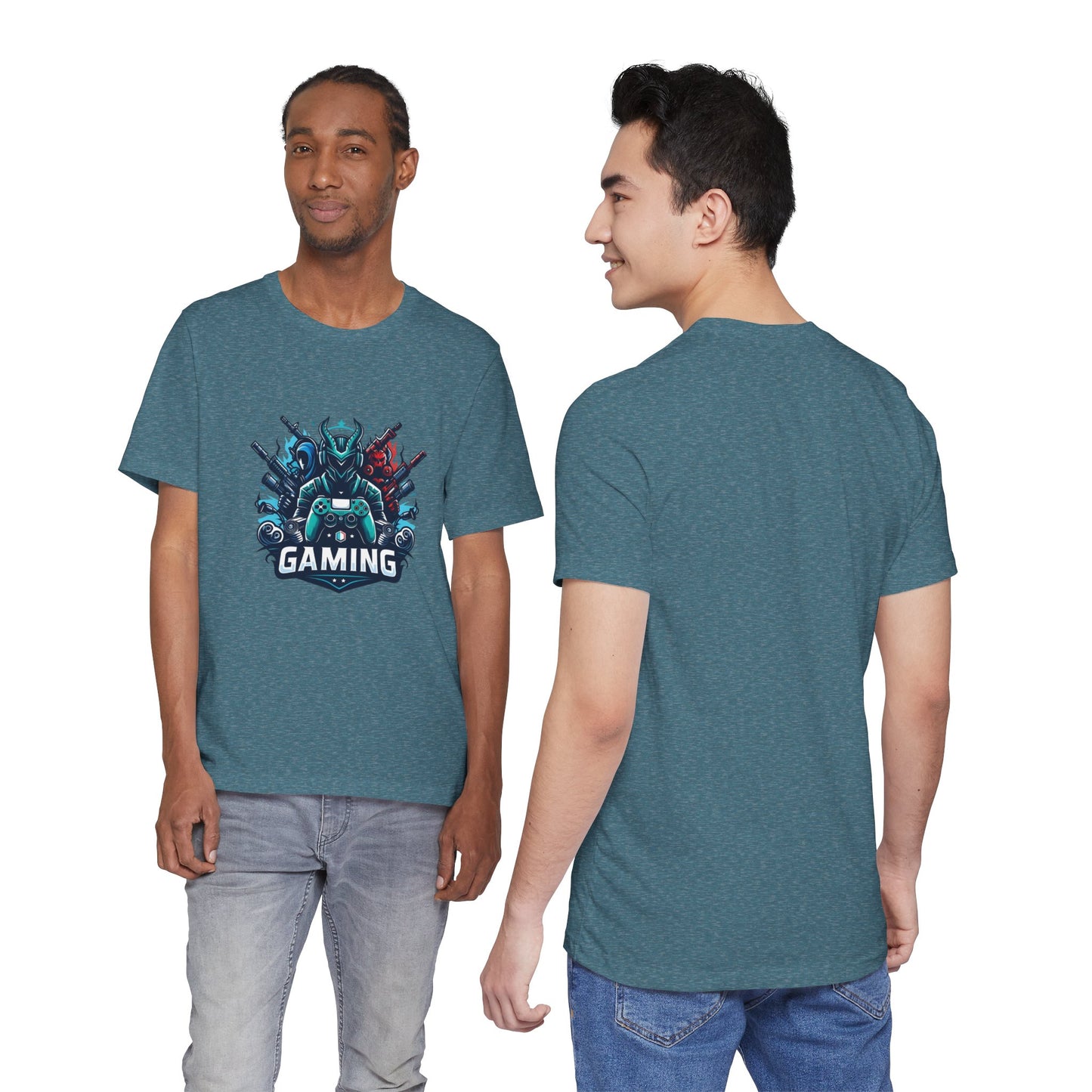 Gaming Controller Emblem Tee — Esports Gamer Graphic T-Shirt